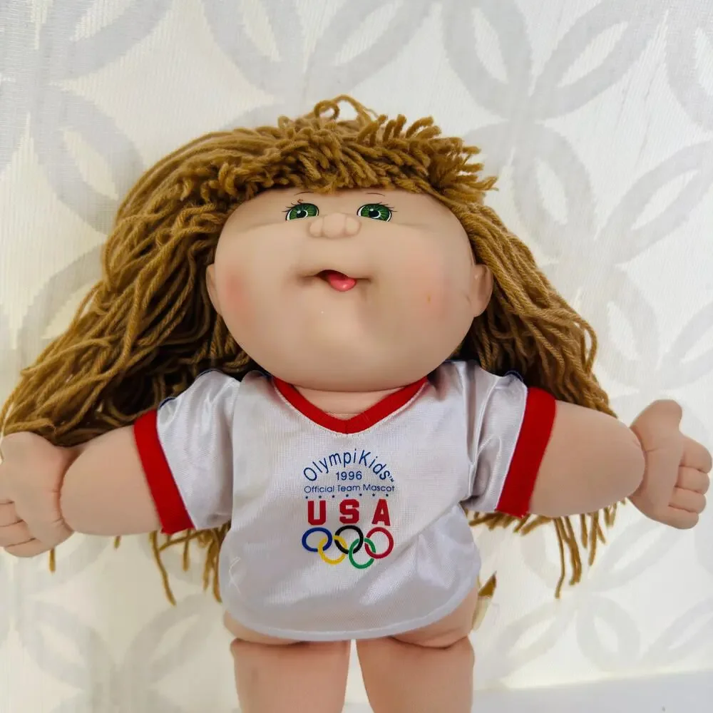 1996 Cabbage Patch Kids Olympikids Special‎ Edition Doll Green Eyes